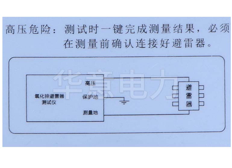 MOA30-I 避雷器直流參數測試儀操作示意圖